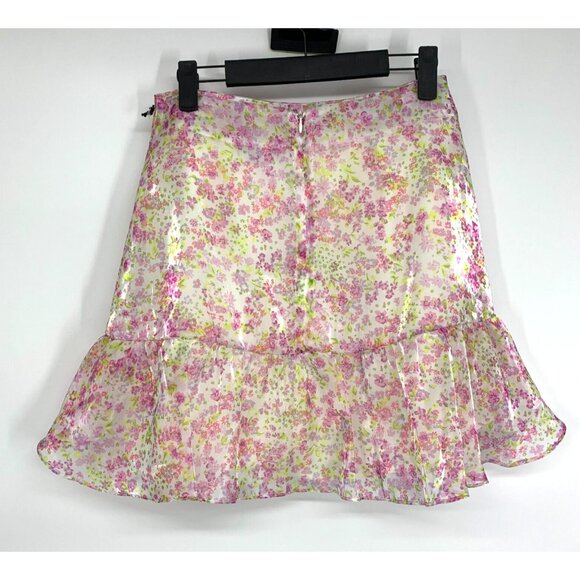 Wildfox Skirt Sydney Floral Print Mini Ruffle - Picture 8 of 12